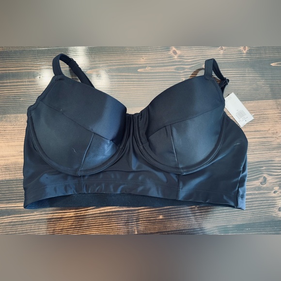 Old Navy Other - NWT Old Navy Women's Black Underwire Long Line Bikini Top Size XL